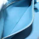 LOUIS VUITTON Monogram Vernis Houston Hand Bag Baby Blue M91005 LV Auth 130139-20