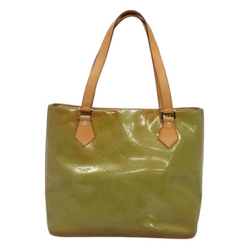 LOUIS VUITTON Monogram Vernis Houston Hand Bag Baby Blue M91005 LV Auth 130139 - 0