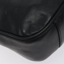 GUCCI Bamboo Hand Bag Leather Black Gold 001 2113 1638 Auth 130141-11