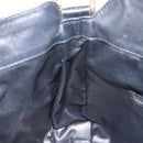 GUCCI Bamboo Hand Bag Leather Black Gold 001 2113 1638 Auth 130141-18