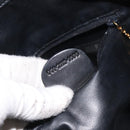 GUCCI Bamboo Hand Bag Leather Black Gold 001 2113 1638 Auth 130141-20