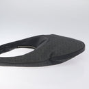 BVLGARI Logo Mania Shoulder Bag Canvas Leather Black Silver Auth 130143-3