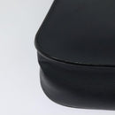 Christian Dior Honeycomb Canvas Shoulder Bag PVC Black Gold Auth 130145-12