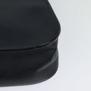 Christian Dior Honeycomb Canvas Shoulder Bag PVC Black Gold Auth 130145-13