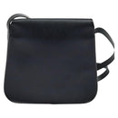 Christian Dior Honeycomb Canvas Shoulder Bag PVC Black Gold Auth 130145-3