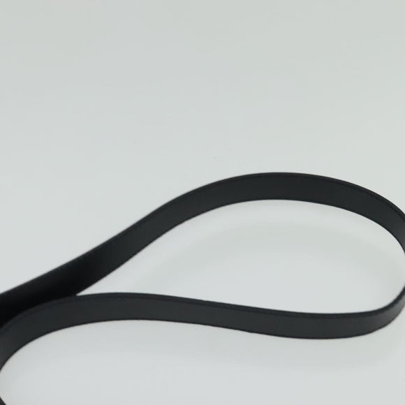 Christian Dior Honeycomb Canvas Shoulder Bag PVC Black Gold Auth 130145