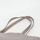 Miu Miu Tragetasche Leder Silber Hellgrau Auth 130156V-9