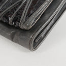 Miu Miu Sequin Shoulder Bag Leather Light Blue Silver Auth 130158V-16