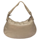 Salvatore Ferragamo Vala Shoulder Bag Leather Gold Auth 130160-2