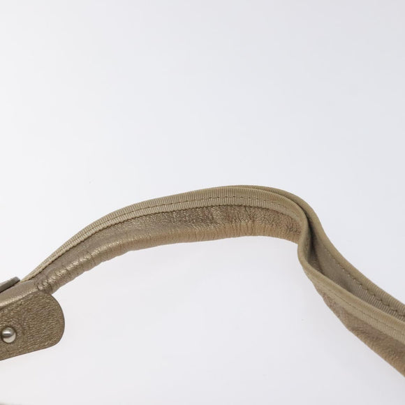 Salvatore Ferragamo Vala Shoulder Bag Leather Gold Auth 130160