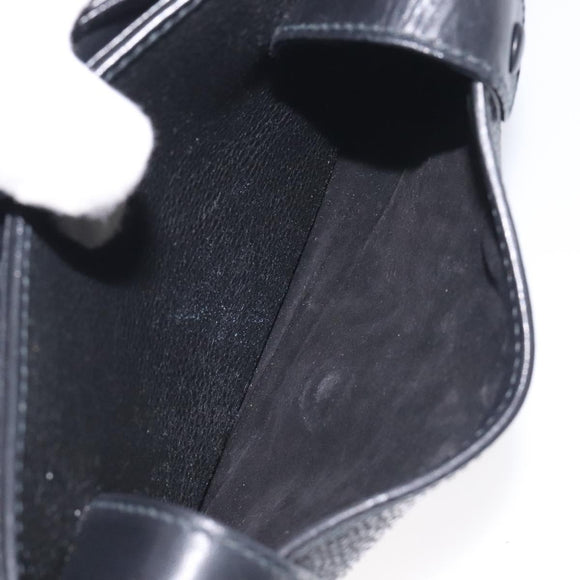 GUCCI Shoulder Bag Leather Black Gold 001 056 1299 Auth 130162