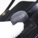 GUCCI Shoulder Bag Leather Black Gold 001 056 1299 Auth 130162-12