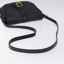 GUCCI Shoulder Bag Leather Black Gold 001 056 1299 Auth 130162-7