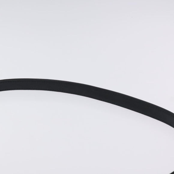 GUCCI Shoulder Bag Leather Black Gold 001 056 1299 Auth 130162