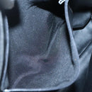 BALLY Quilted Chain Shoulder Bag Leather Black Gold Auth 130164-21