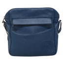 GUCCI Shoulder Bag Leather Blue Silver 337084 Auth 130167-13