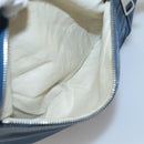GUCCI Shoulder Bag Leather Blue Silver 337084 Auth 130167-21