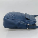 GUCCI Shoulder Bag Leather Blue Silver 337084 Auth 130167-4