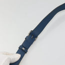 GUCCI Shoulder Bag Leather Blue Silver 337084 Auth 130167-14