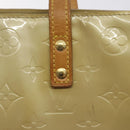 LOUIS VUITTON Monogram Vernis Reade PM Hand Bag Beige M91334 LV Auth 130169-18