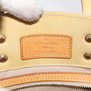 LOUIS VUITTON Monogram Vernis Reade PM Hand Bag Beige M91334 LV Auth 130169-19