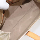 LOUIS VUITTON Monogram Vernis Reade PM Hand Bag Beige M91334 LV Auth 130169-10