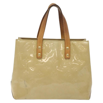 LOUIS VUITTON Monogram Vernis Reade PM Hand Bag Beige M91334 LV Auth 130169 - 0