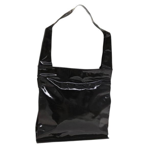 GUCCI Shoulder Bag Patent leather Black 002 1817 0402 Auth 130176