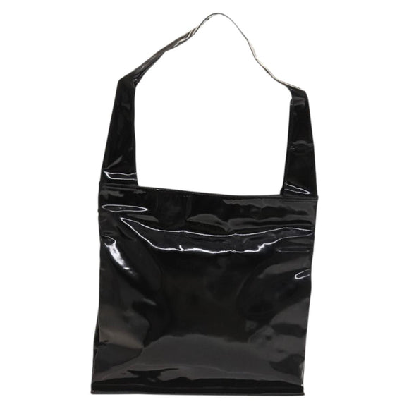 GUCCI Shoulder Bag Patent leather Black 002 1817 0402 Auth 130176