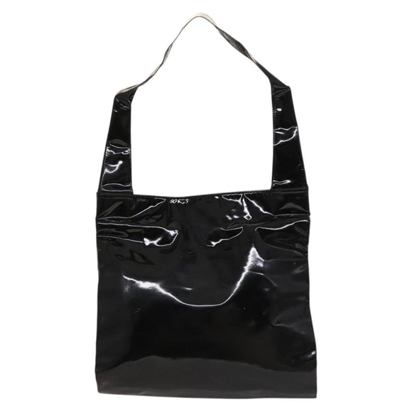 GUCCI Shoulder Bag Patent leather Black 002 1817 0402 Auth 130176