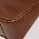 GUCCI Bamboo Shoulder Bag Leather Brown Gold 001 1448 1638 Auth 130180-9