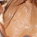 GUCCI Bamboo Shoulder Bag Leather Brown Gold 001 1448 1638 Auth 130180-10