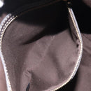 GUCCI GG Crystal Hand Bag Coated Canvas Brown Gold 223962 Auth 130181-20