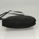 PRADA Shoulder Bag Nylon Black Silver Auth 130183-5