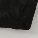 PRADA Shoulder Bag Nylon Black Silver Auth 130183-17