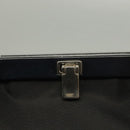 PRADA Shoulder Bag Nylon Black Silver Auth 130183-9