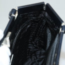 PRADA Shoulder Bag Nylon Black Silver Auth 130183-21