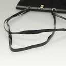 PRADA Shoulder Bag Nylon Black Silver Auth 130183-7