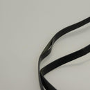 PRADA Shoulder Bag Nylon Black Silver Auth 130183-8