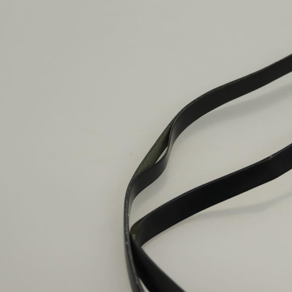 PRADA Shoulder Bag Nylon Black Silver Auth 130183