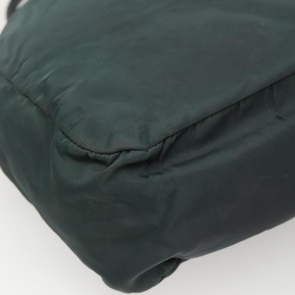 PRADA Shoulder Bag Nylon Khaki Auth 130184