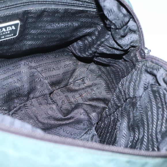 PRADA Shoulder Bag Nylon Khaki Auth 130184