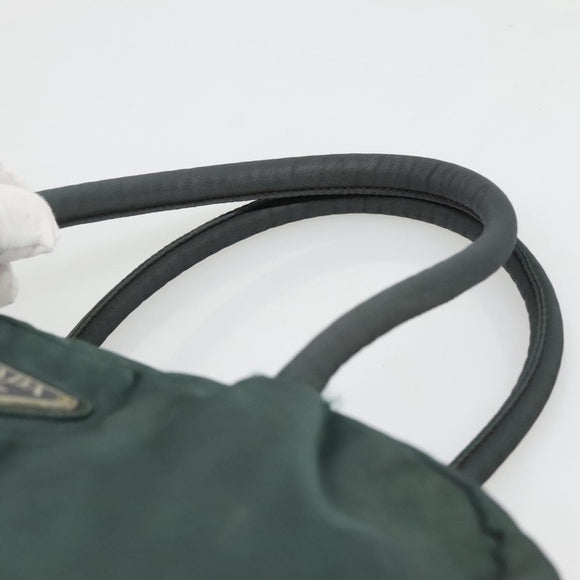PRADA Shoulder Bag Nylon Khaki Auth 130184