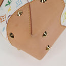 LOUIS VUITTON Multicolor Judy MM Hand Bag 2Way White M40255 Auth 130193SAV-9