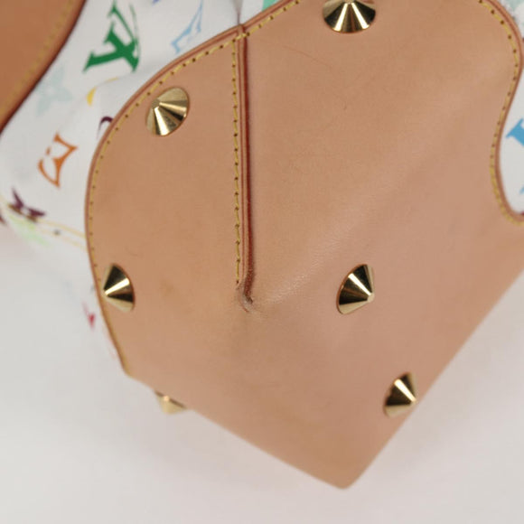LOUIS VUITTON Multicolor Judy MM Hand Bag 2Way White M40255 Auth 130193SAV