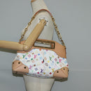 LOUIS VUITTON Multicolor Judy MM Hand Bag 2Way White M40255 Auth 130193SAV-21