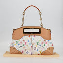 LOUIS VUITTON Multicolor Judy MM Hand Bag 2Way White M40255 Auth 130193SAV-12