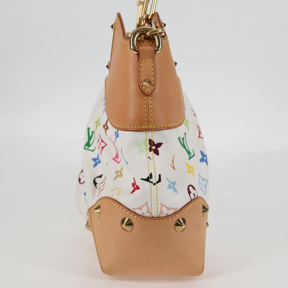LOUIS VUITTON Multicolor Judy MM Hand Bag 2Way White M40255 Auth 130193SAV