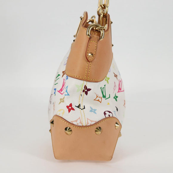 LOUIS VUITTON Multicolor Judy MM Hand Bag 2Way White M40255 Auth 130193SAV