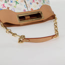 LOUIS VUITTON Multicolor Judy MM Hand Bag 2Way White M40255 Auth 130193SAV-7
